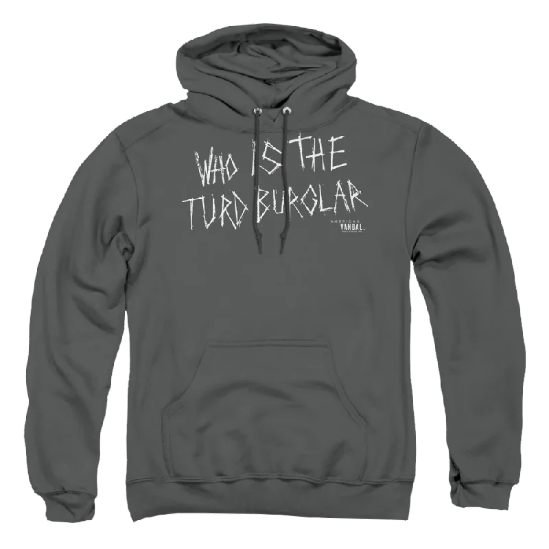 minimalist hoodieAmerican Vandal Turd Burglar - Pullover Hoodie