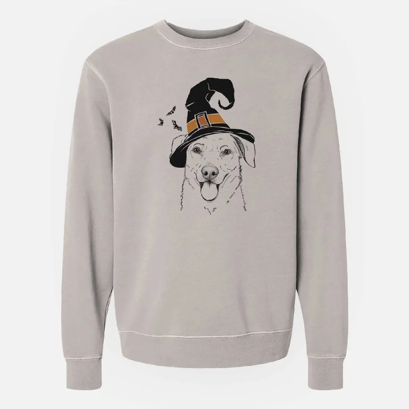 stylish performance hoodieWitch Hudson the Shepherd - Unisex Pigment Dyed Crew Sweatshirt