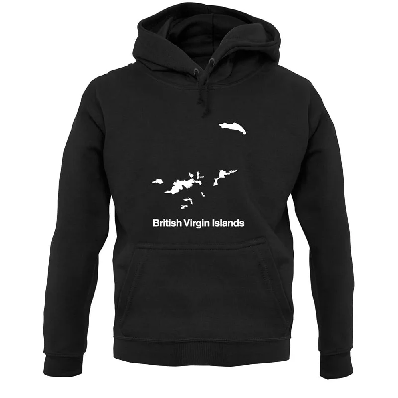 cozy hoodieBritish Virgin Islands Silhouette Unisex Hoodie