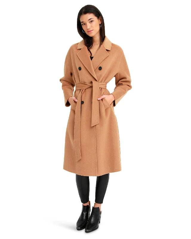 Boss Girl Double-Breasted Wool Coat