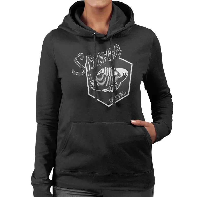 slim fit hoodieNASA Space Travel Saturn Women's Hooded Sweatshirt