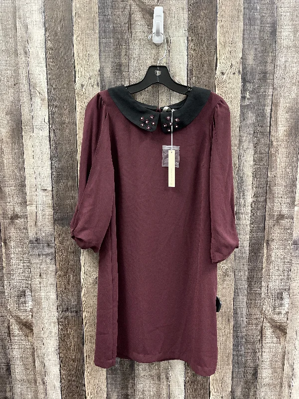 oversized dressDress Party Short By Lc Lauren Conrad In Maroon, Size: S