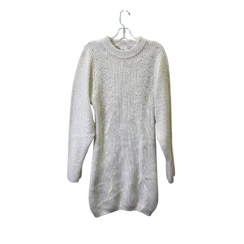 oversized dressDress Sweater By H&M In Cream, Size:M