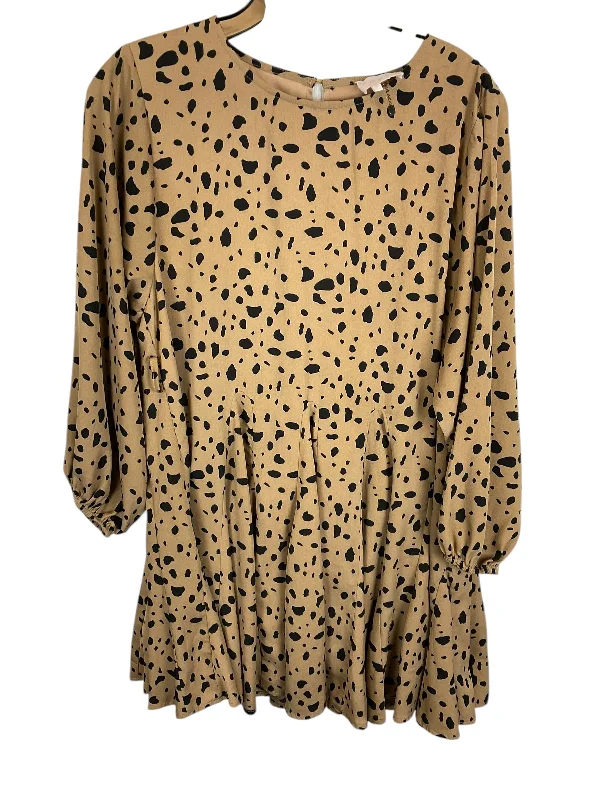 sleeveless dressDress Casual Short By Entro In Animal Print, Size: S