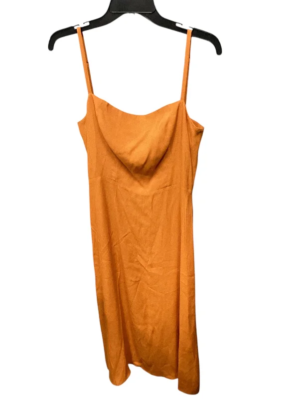 trendy wrap dressDress Casual Midi By Reformation In Orange, Size: 6