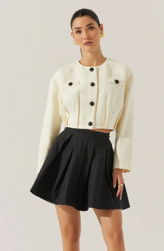 cozy coatEdana Cropped Tailored Jacket