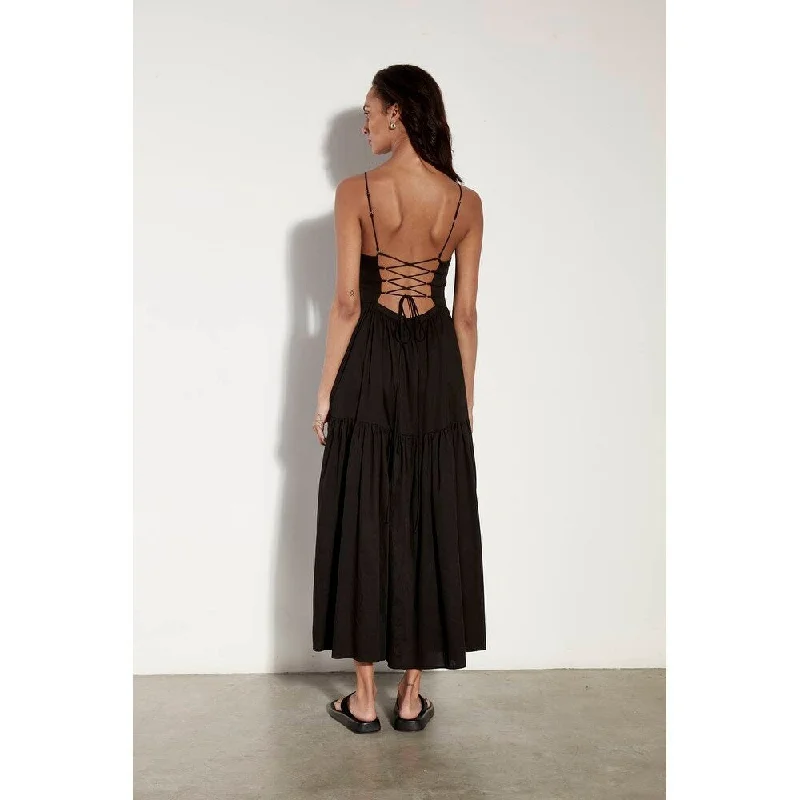 relaxed fit dressEnza Costa - Open Back Tiered Dress