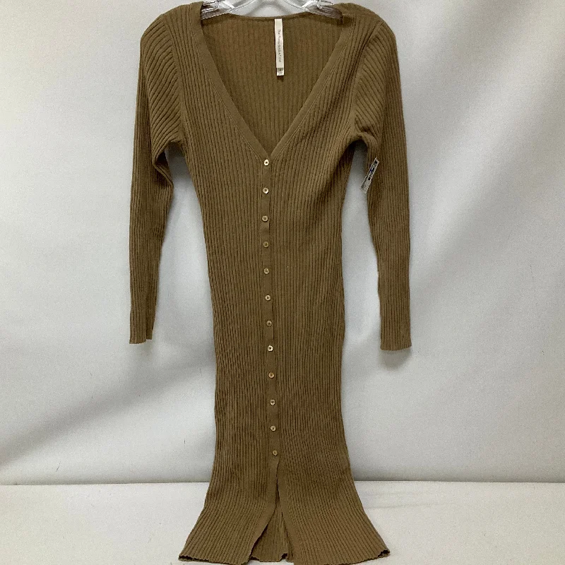 bohemian dressDress Sweater By Babaton In Brown, Size: M