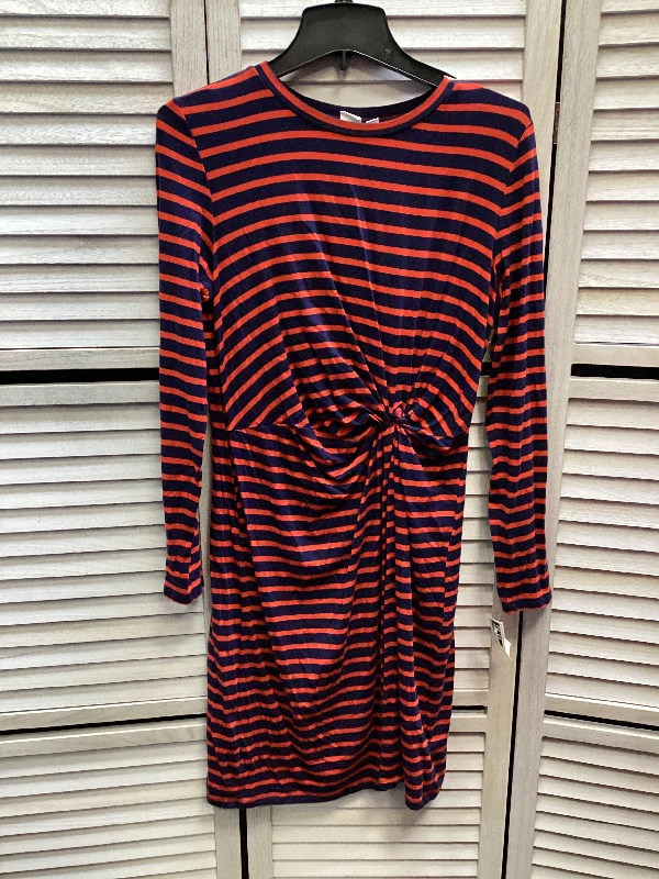 comfy dressDress Casual Midi By Gap In Striped Pattern, Size: S