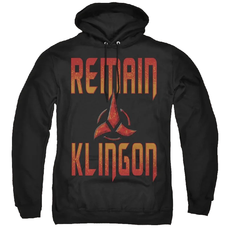 minimal hoodieStar Trek Discovery Remain Klingon - Pullover Hoodie