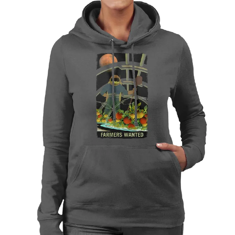 fleece hoodieNASA Farmers Wanted Women's Hooded Sweatshirt