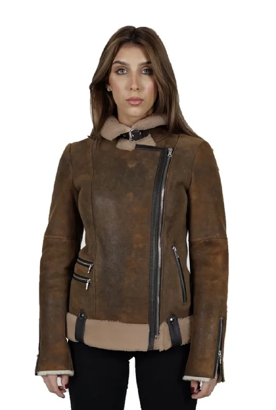 padded coatJ-LO | Nat Shearling