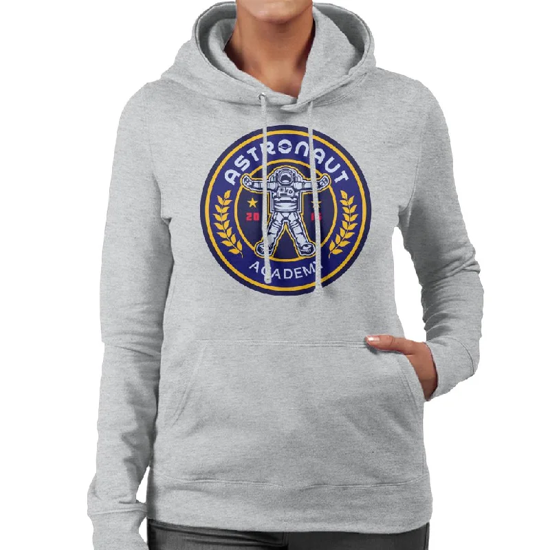 warm hooded jacketNASA Astronaut Academy Logo Women's Hooded Sweatshirt